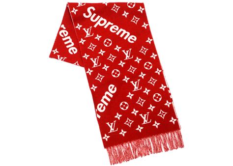 supreme louis vuitton scarf price